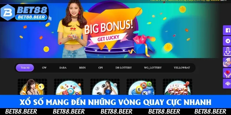 Xổ số mang đến những vòng quay cực nhanh, thưởng lớn mỗi ngày Xổ số mang đến những vòng quay cực nhanh, thưởng lớn mỗi ngày